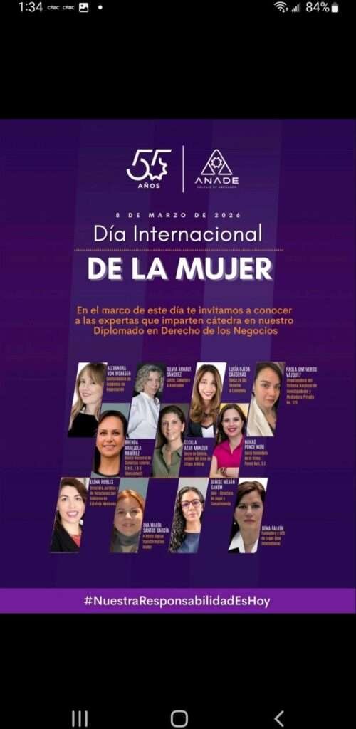 dena falken anade poster Dena Falken Featured by ANADE for International Women's Day