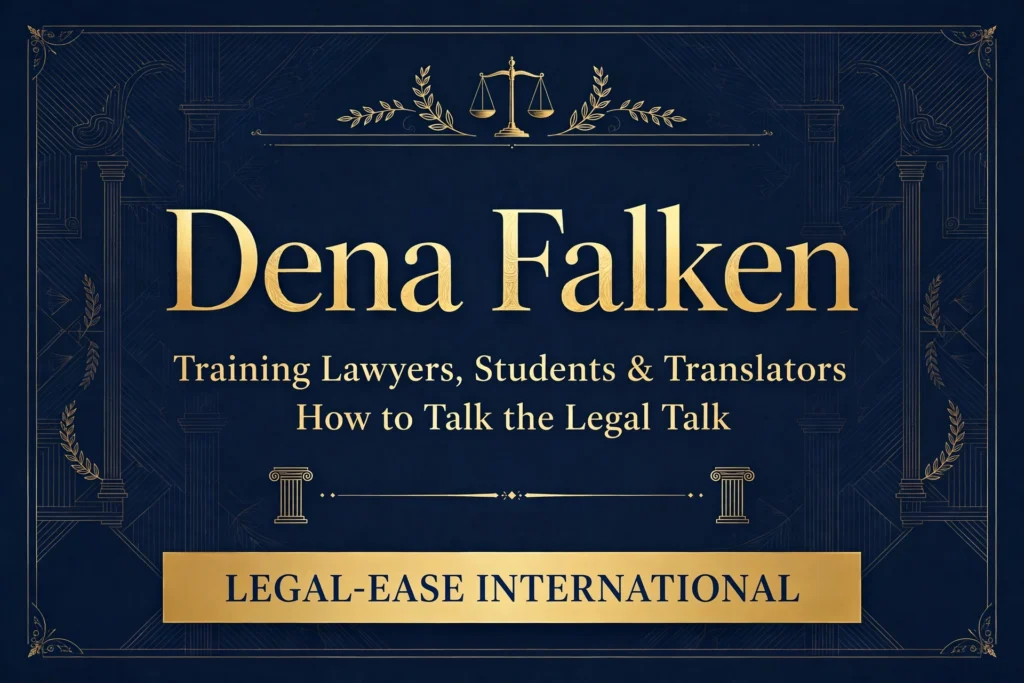 media generation dena falken bio graphic 0 b5b66ba3 ba09 4ba4 9cf0 46dd4a8f174a Dena Falken: Training Lawyers, Students, and Translators How to Talk the Legal Talk