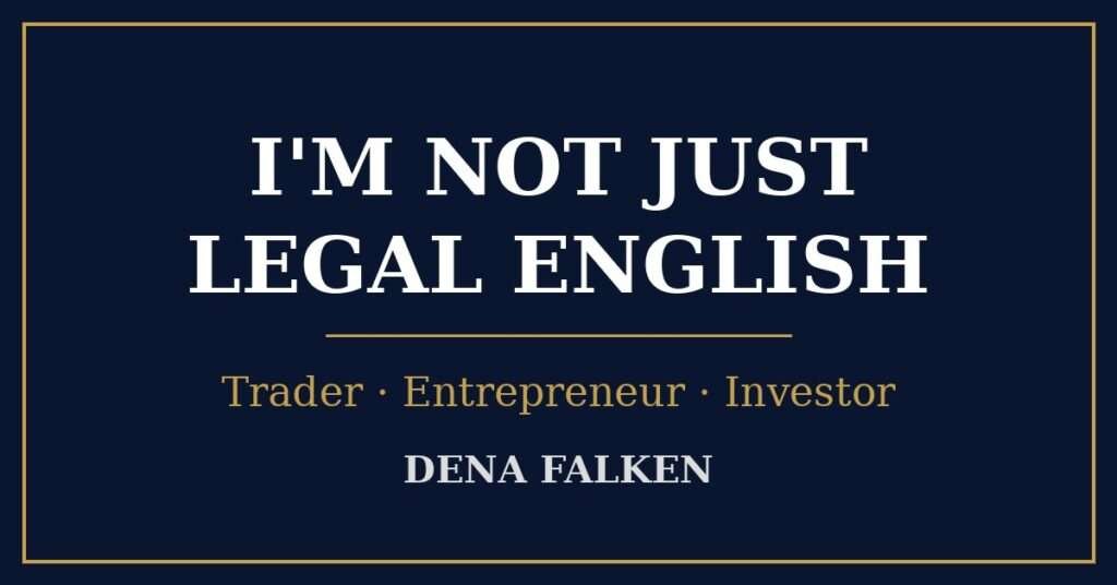 not just legal english card I'm Not Just Legal English